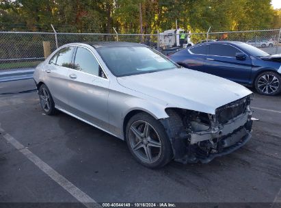 Lot #3050080777 2015 MERCEDES-BENZ C 300 4MATIC/LUXURY 4MATIC/SPORT 4MATIC