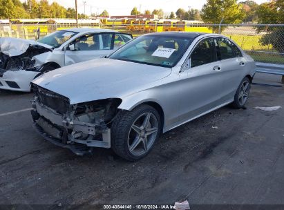 Lot #3050080777 2015 MERCEDES-BENZ C 300 4MATIC/LUXURY 4MATIC/SPORT 4MATIC