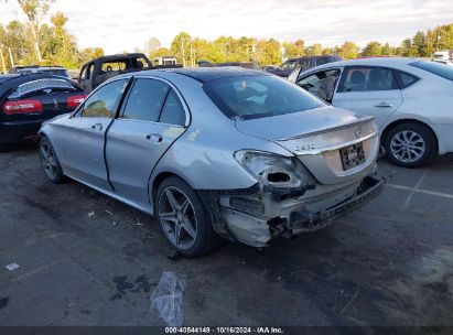 Lot #3050080777 2015 MERCEDES-BENZ C 300 4MATIC/LUXURY 4MATIC/SPORT 4MATIC