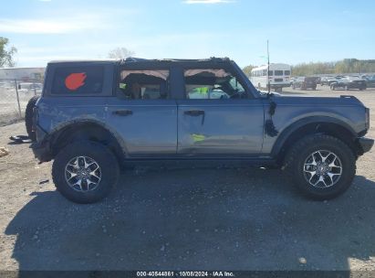 Lot #2995300181 2022 FORD BRONCO BADLANDS