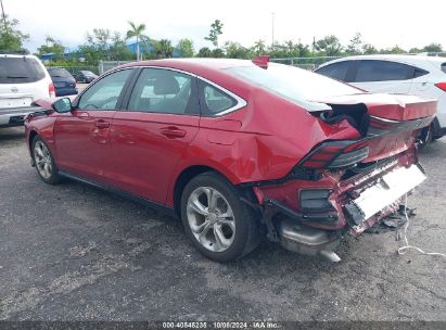 Lot #2992824601 2023 HONDA ACCORD LX