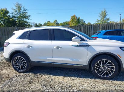 Lot #2992824599 2019 LINCOLN NAUTILUS RESERVE