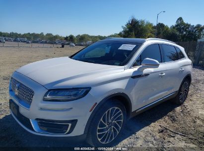 Lot #2992824599 2019 LINCOLN NAUTILUS RESERVE