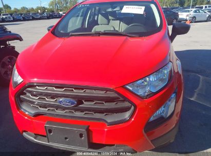 Lot #2995300133 2020 FORD ECOSPORT S