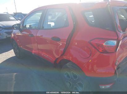 Lot #2995300133 2020 FORD ECOSPORT S