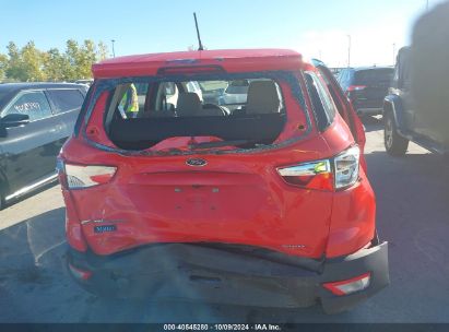 Lot #2995300133 2020 FORD ECOSPORT S