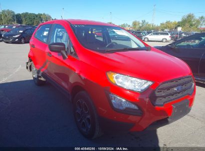 Lot #2995300133 2020 FORD ECOSPORT S