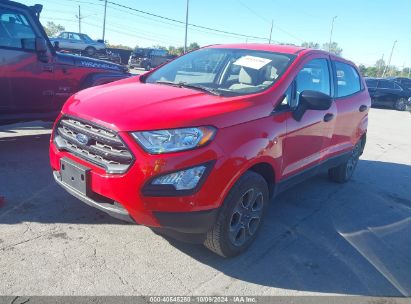 Lot #2995300133 2020 FORD ECOSPORT S