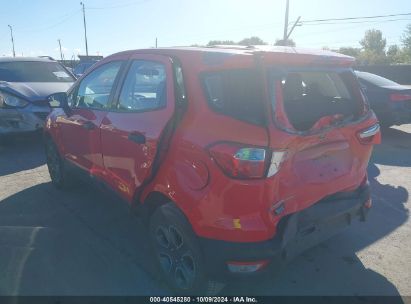 Lot #2995300133 2020 FORD ECOSPORT S