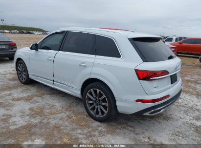 Lot #2992824596 2022 AUDI Q7 PREMIUM PLUS 45 TFSI QUATTRO TIPTRONIC