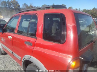 Lot #2997776289 2002 CHEVROLET TRACKER HARD TOP ZR2