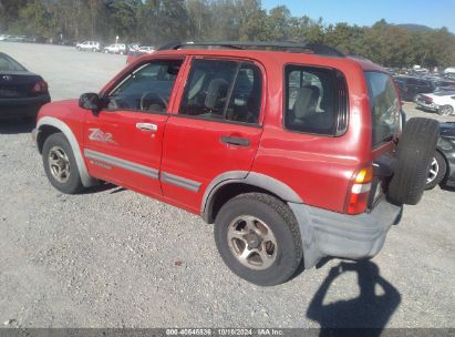 Lot #2997776289 2002 CHEVROLET TRACKER HARD TOP ZR2