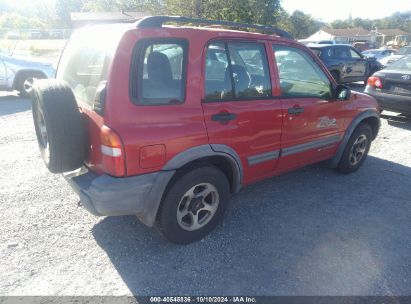 Lot #2997776289 2002 CHEVROLET TRACKER HARD TOP ZR2