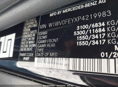 Lot #2995300056 2023 MERCEDES-BENZ METRIS