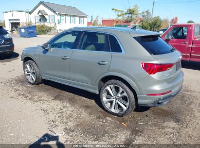 Lot #2992824592 2021 AUDI Q3 PREMIUM PLUS 45 TFSI S LINE QUATTRO TIPTRONIC