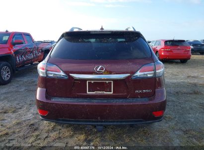 Lot #2989127462 2013 LEXUS RX 350