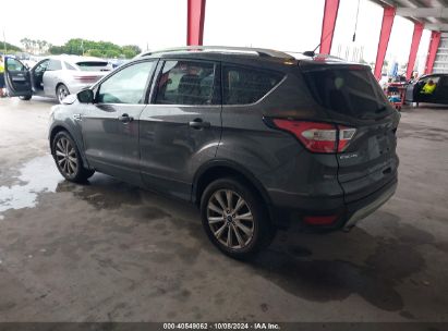 Lot #2996533845 2017 FORD ESCAPE TITANIUM