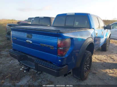 Lot #2992824537 2012 FORD F-150 SVT RAPTOR