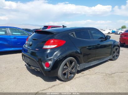 Lot #3035089390 2013 HYUNDAI VELOSTER TURBO W/BLUE