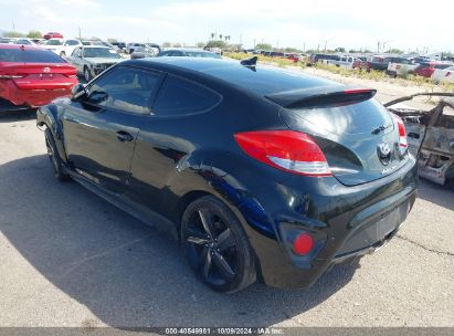 Lot #3035089390 2013 HYUNDAI VELOSTER TURBO W/BLUE