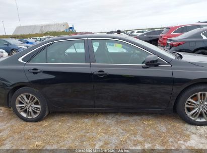 Lot #2992824721 2016 TOYOTA CAMRY SE