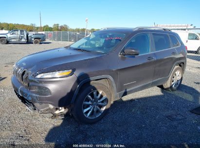 Lot #3035707704 2016 JEEP CHEROKEE LIMITED