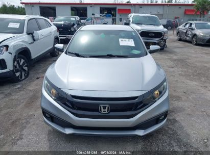 Lot #3035707705 2020 HONDA CIVIC SPORT