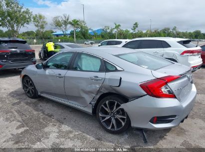 Lot #3035707705 2020 HONDA CIVIC SPORT