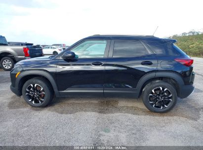 Lot #3037548891 2022 CHEVROLET TRAILBLAZER AWD LT