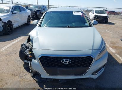 Lot #3034053675 2016 HYUNDAI SONATA HYBRID LIMITED