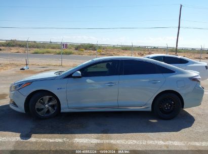 Lot #3034053675 2016 HYUNDAI SONATA HYBRID LIMITED