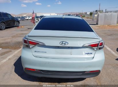 Lot #3034053675 2016 HYUNDAI SONATA HYBRID LIMITED