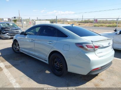 Lot #3034053675 2016 HYUNDAI SONATA HYBRID LIMITED