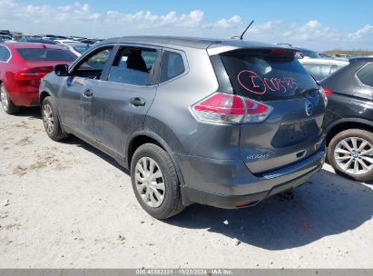 Lot #2992824702 2016 NISSAN ROGUE S