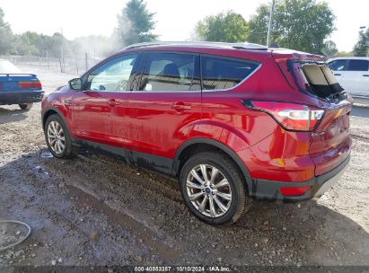 Lot #2992829934 2018 FORD ESCAPE TITANIUM