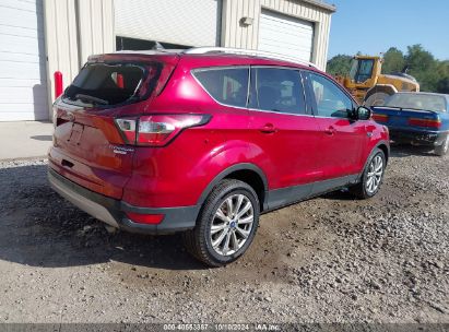 Lot #2992829934 2018 FORD ESCAPE TITANIUM