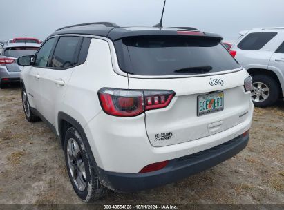 Lot #2992824679 2020 JEEP COMPASS LIMITED FWD