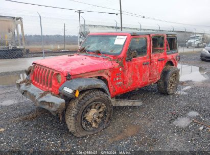 Lot #3051077872 2019 JEEP WRANGLER UNLIMITED SPORT S 4X4