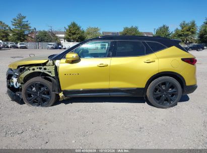 Lot #3037548865 2022 CHEVROLET BLAZER AWD RS