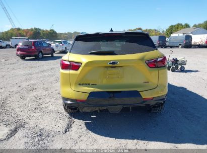 Lot #3037548865 2022 CHEVROLET BLAZER AWD RS