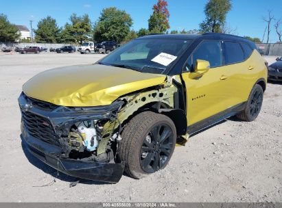 Lot #3037548865 2022 CHEVROLET BLAZER AWD RS