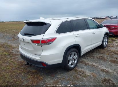 Lot #2995299822 2014 TOYOTA HIGHLANDER LIMITED V6