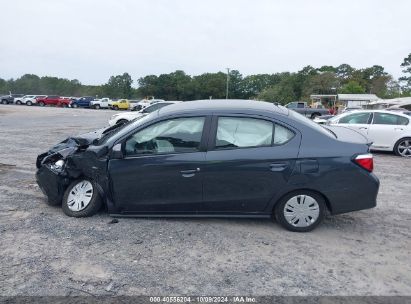 Lot #2995300204 2024 MITSUBISHI MIRAGE G4 BLACK EDITION/ES/LE