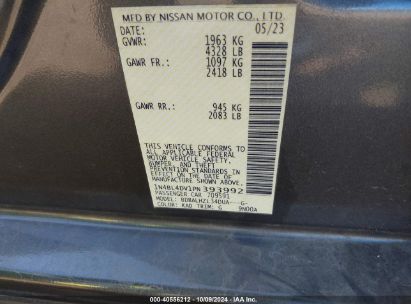 Lot #2995300207 2023 NISSAN ALTIMA SV FWD