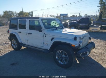 Lot #3051077869 2021 JEEP WRANGLER UNLIMITED SAHARA 4X4