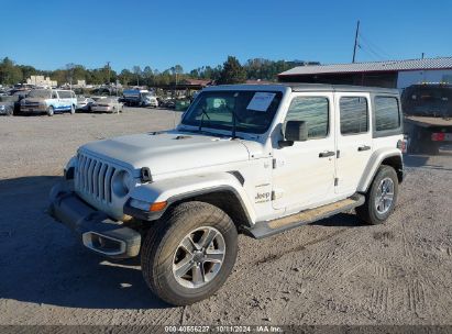 Lot #3051077869 2021 JEEP WRANGLER UNLIMITED SAHARA 4X4