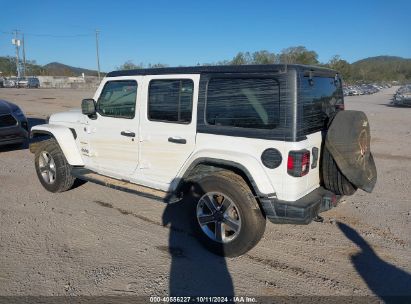 Lot #3051077869 2021 JEEP WRANGLER UNLIMITED SAHARA 4X4