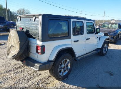 Lot #3051077869 2021 JEEP WRANGLER UNLIMITED SAHARA 4X4