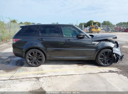 Lot #3005349551 2014 LAND ROVER RANGE ROVER SPORT 3.0L V6 SUPERCHARGED HSE