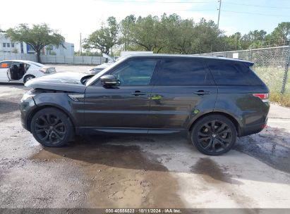 Lot #3005349551 2014 LAND ROVER RANGE ROVER SPORT 3.0L V6 SUPERCHARGED HSE